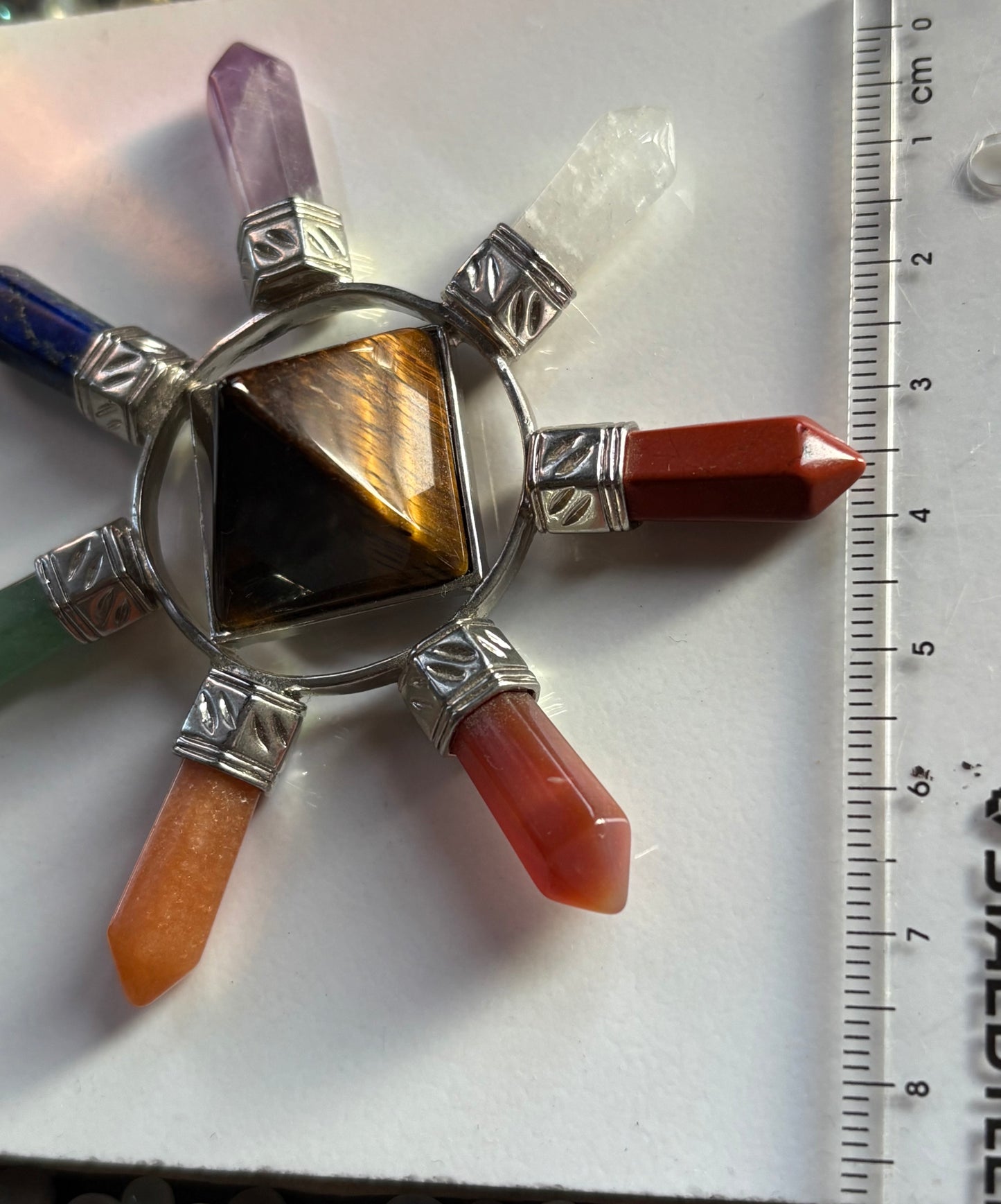 Tigers Eye Crystal Gemstone 7 Chakra Generator
