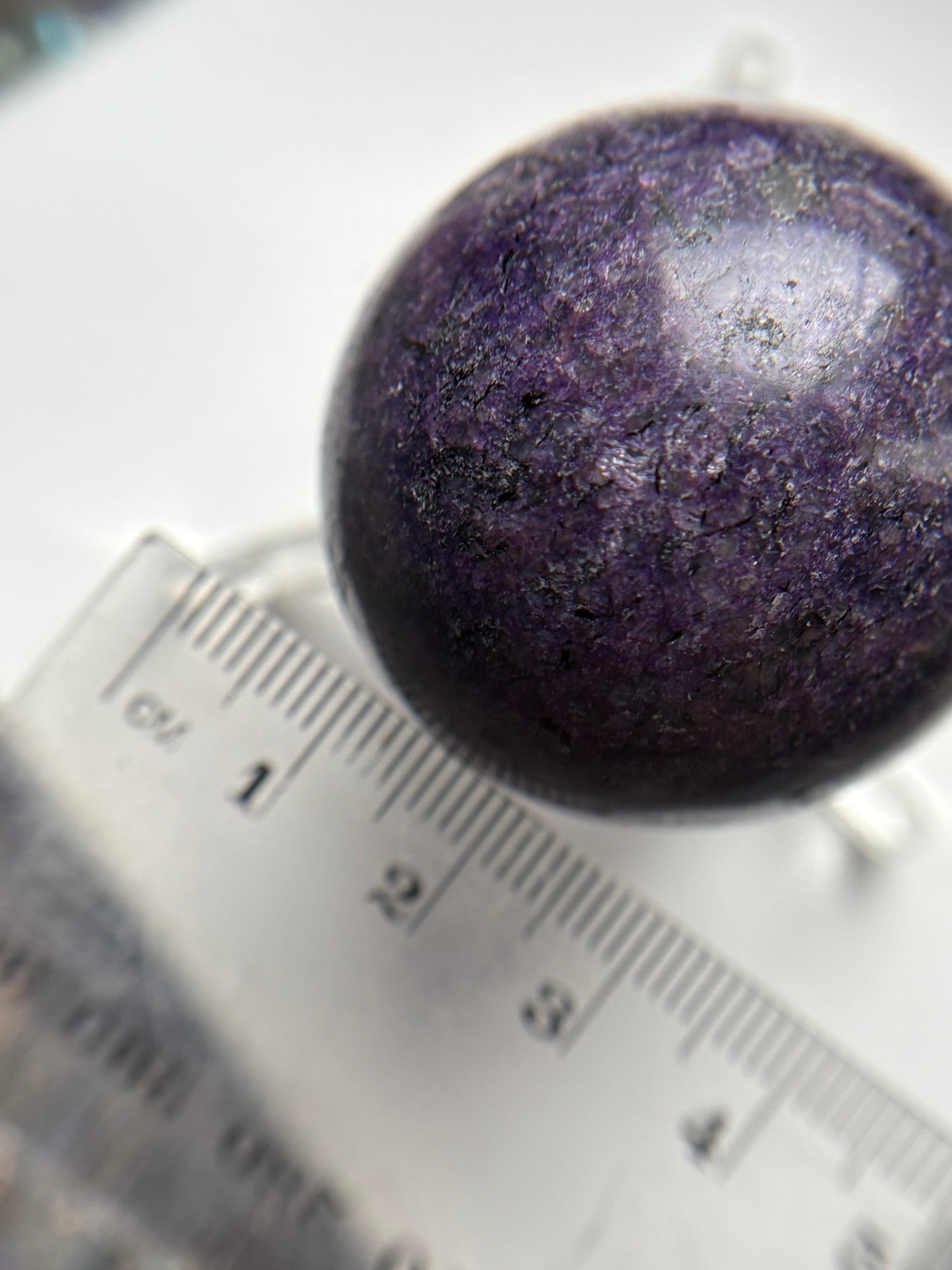 Lepidolite Crystal Gemstone Sphere Small