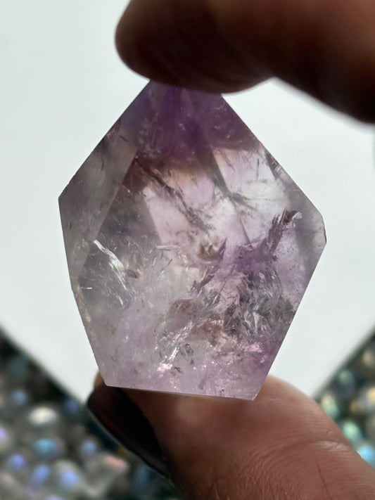Ametrine Faceted Mini Freeform Crystal Gemstone (7)