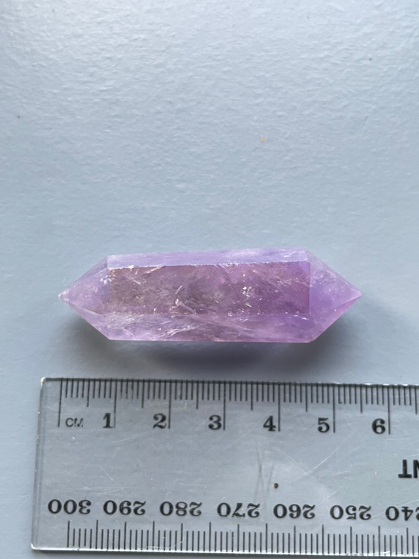 Amethyst Aura Gemstone Crystal Double Terminated Point - Small (2)