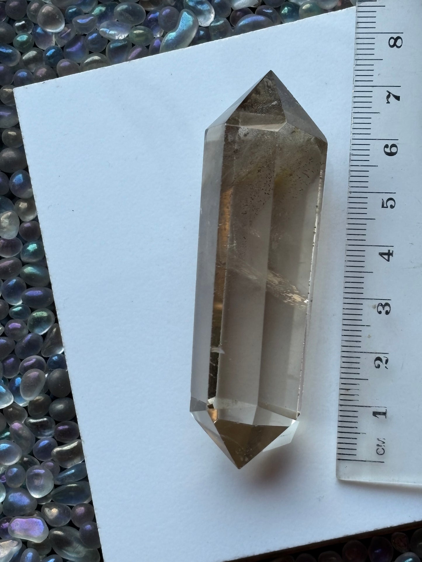 Smoky Quartz Crystal Gemstone Double Terminated Point - (2)