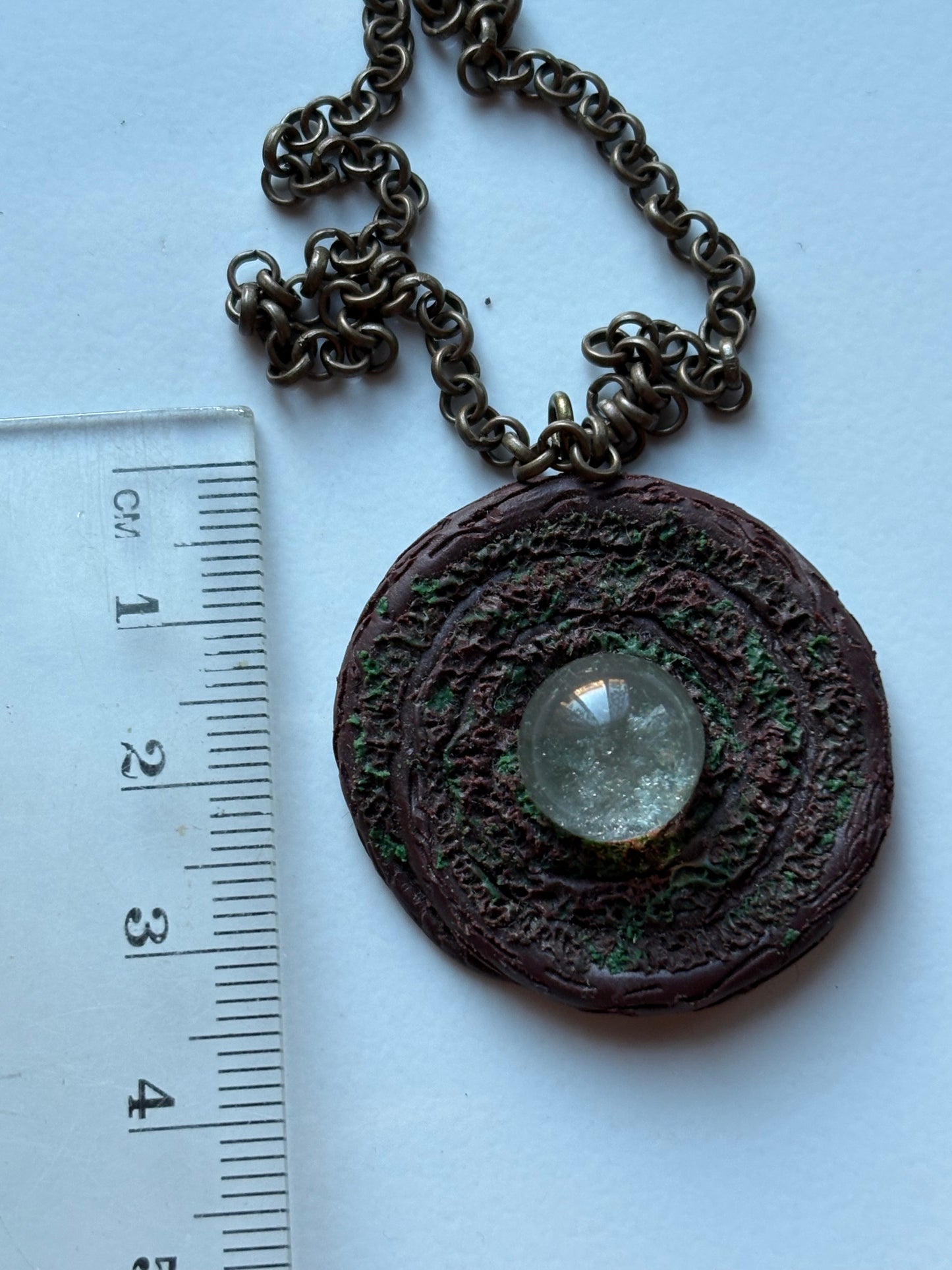 Lodalite Garden Quartz Crystal Gemstone Enchanted Forest Necklace (2)