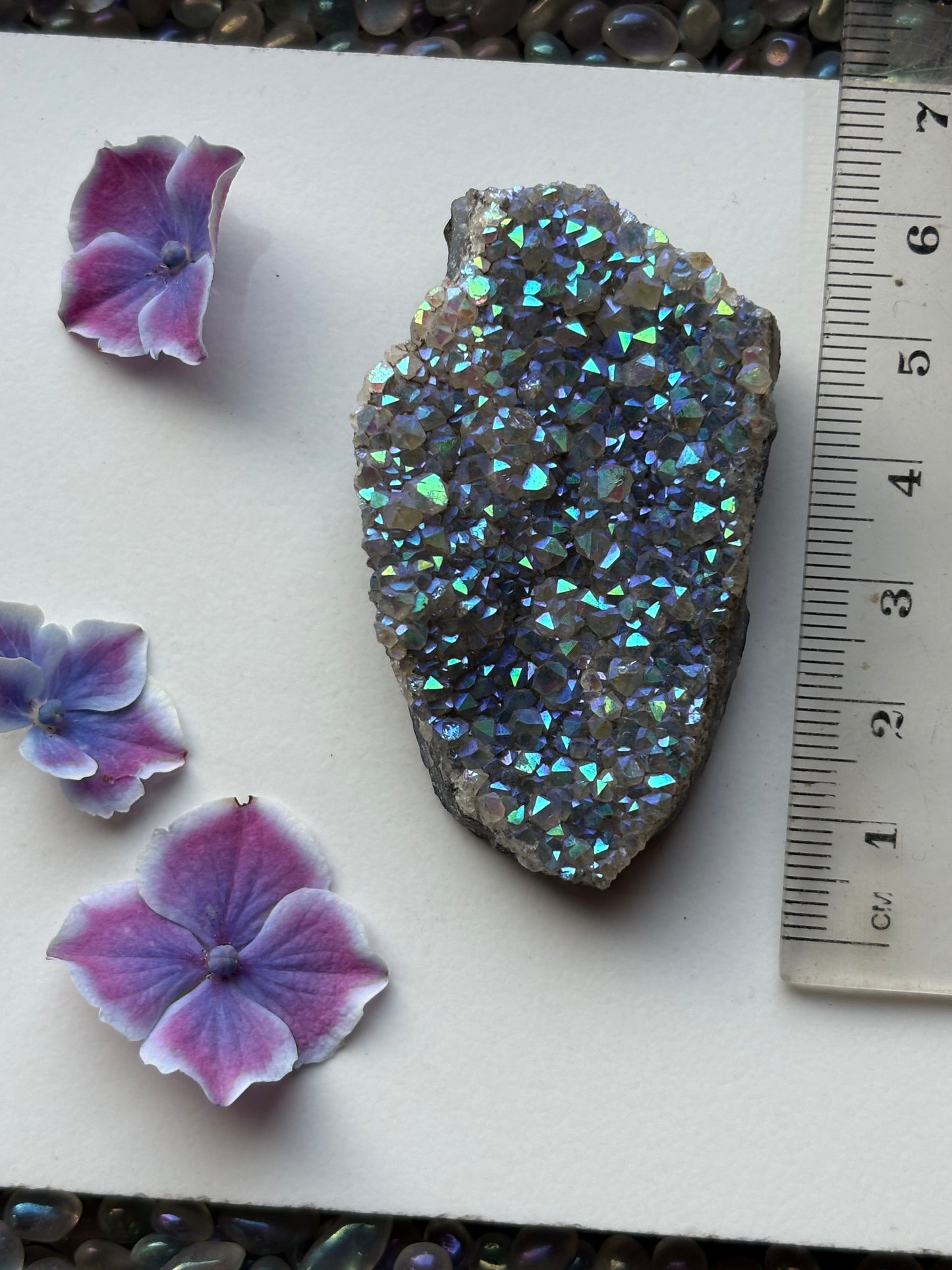 Aura Quartz Crystal Gemstone Cluster - Small (6)