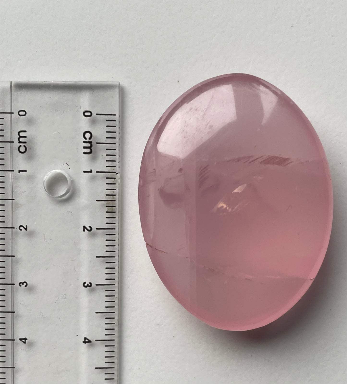 Star Rose Quartz Crystal Gemstone - Palm Stone - S (1)