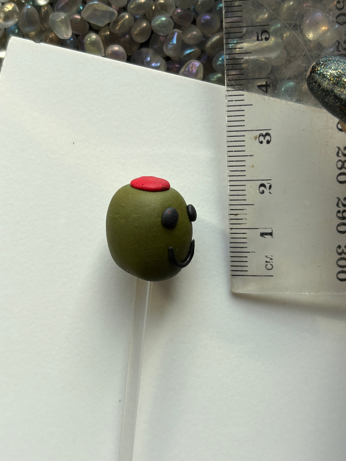 Olivia The Olive Clay Art Plant Pot Buddy