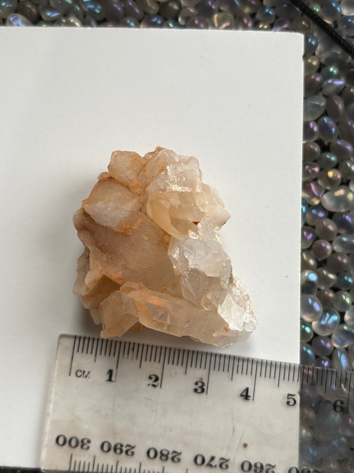 Tangerine Quartz Gemstone Crystal Specimen (2)
