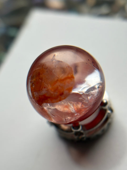 Star Fire Quartz Crystal Gemstone Sphere - Mini (5)