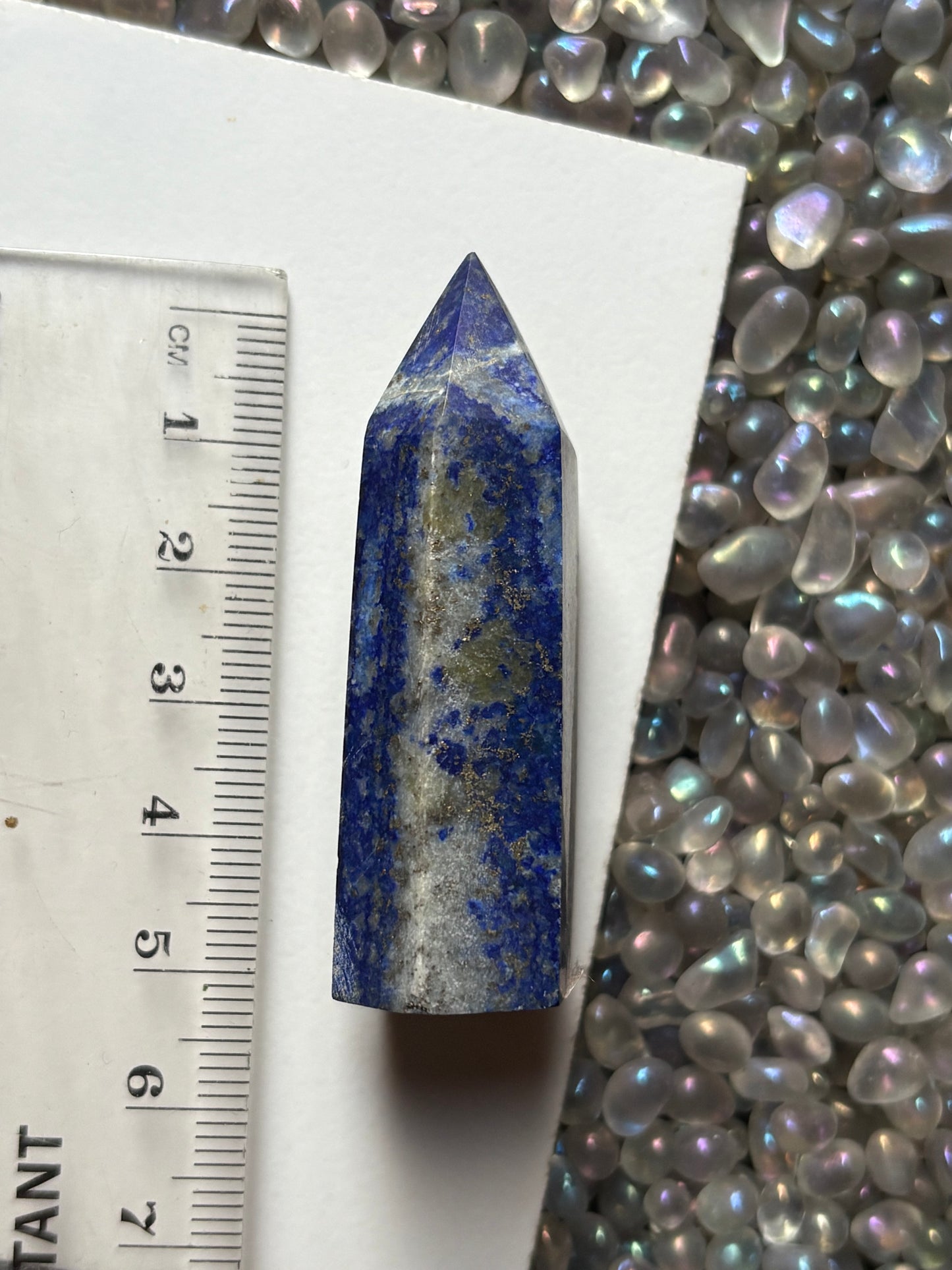 Lapis Lazuli Gemstone Crystal Tower Point (2)