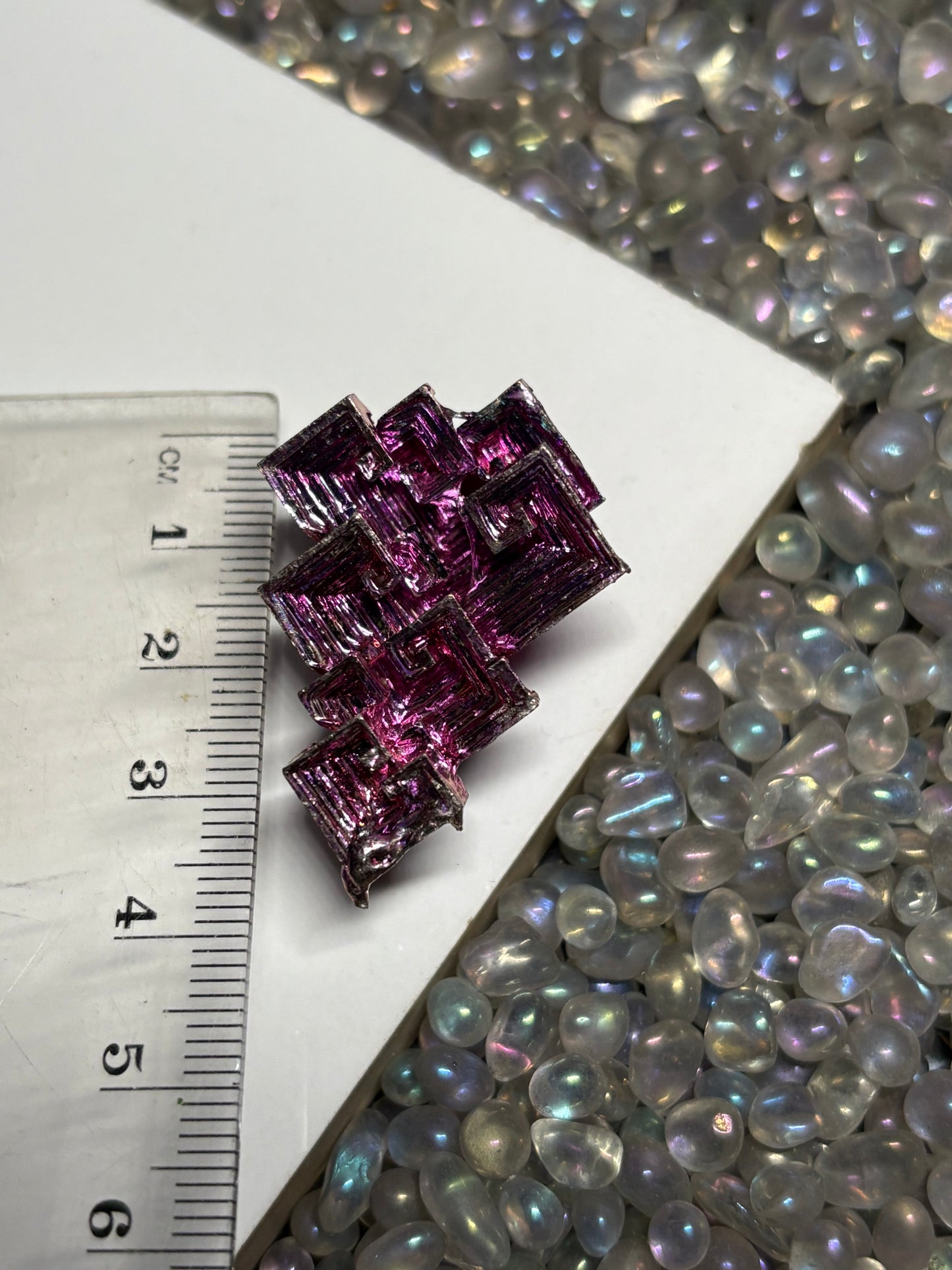 Pink Bismuth Crystal Specimen - P1