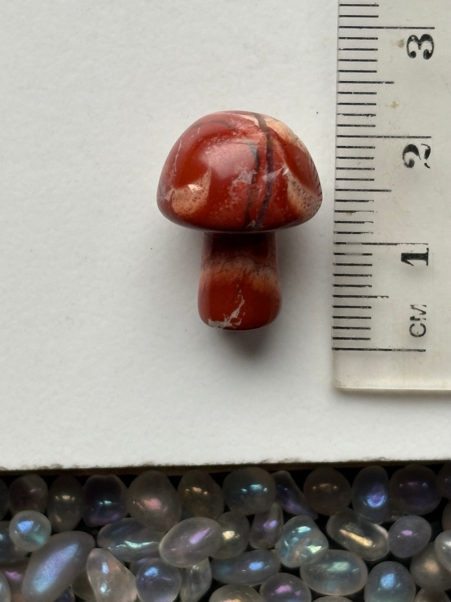 Red Jasper Crystal Gemstone Mushroom Carving Mini (3)