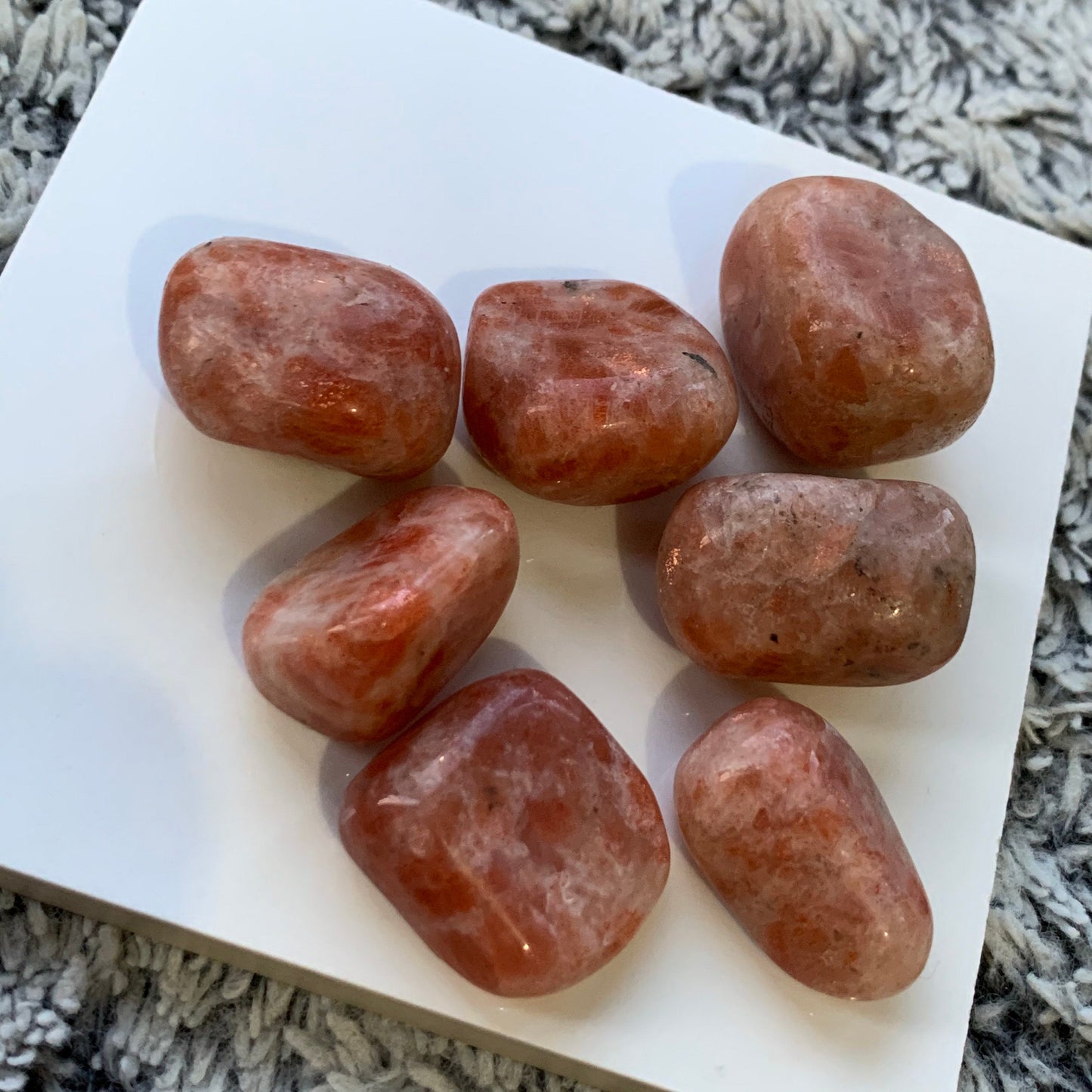 Sunstone Grade A Tumbled Gemstone Crystal - Medium
