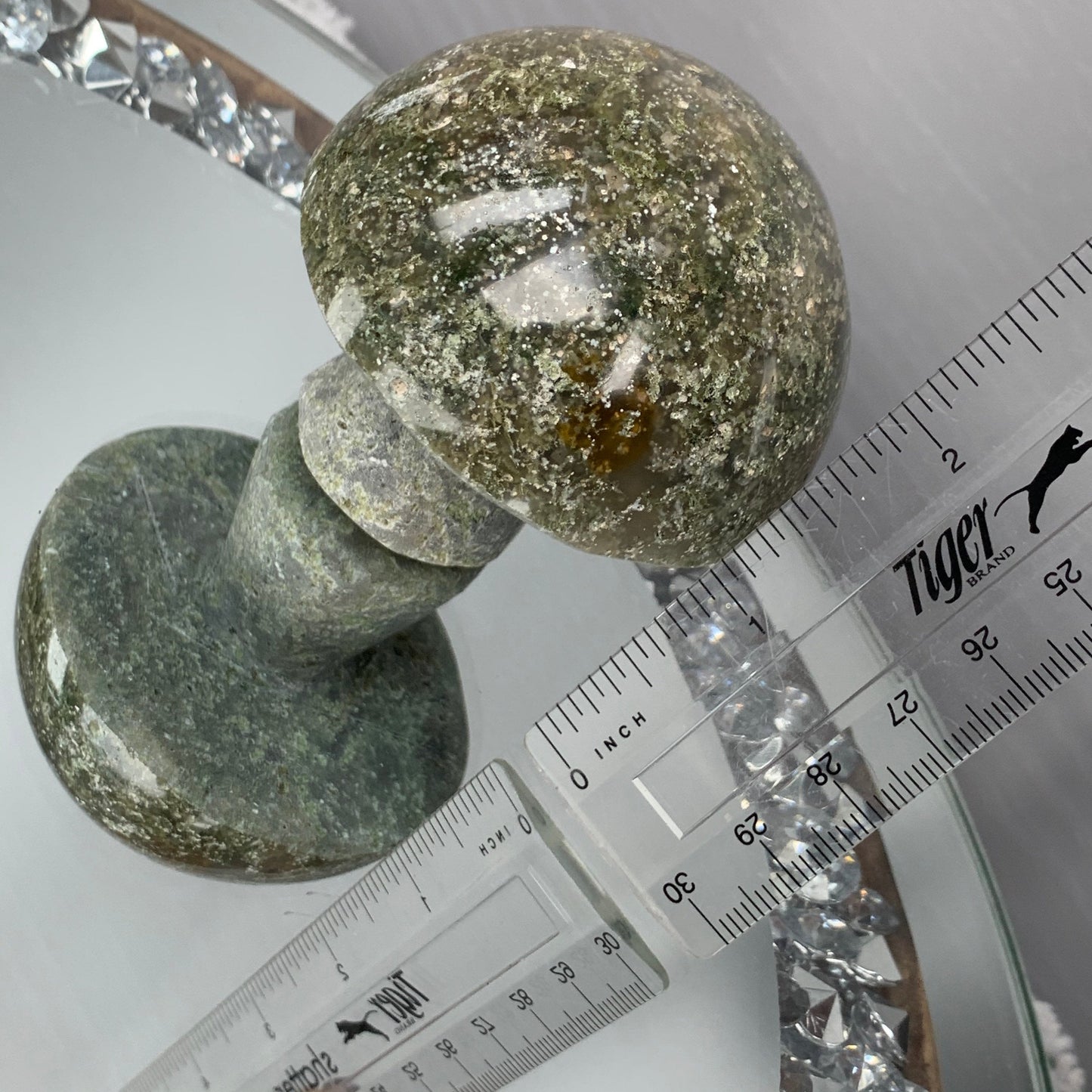 Ocean Jasper Crystal Gemstone Mushroom Carving (1)