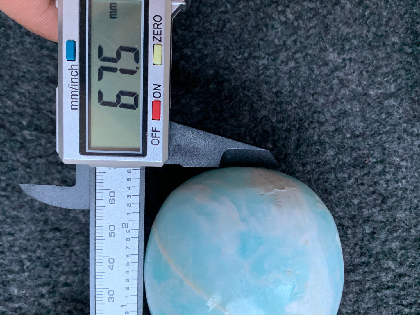 Caribbean Calcite Aragonite Crystal Gemstone Egg (3)