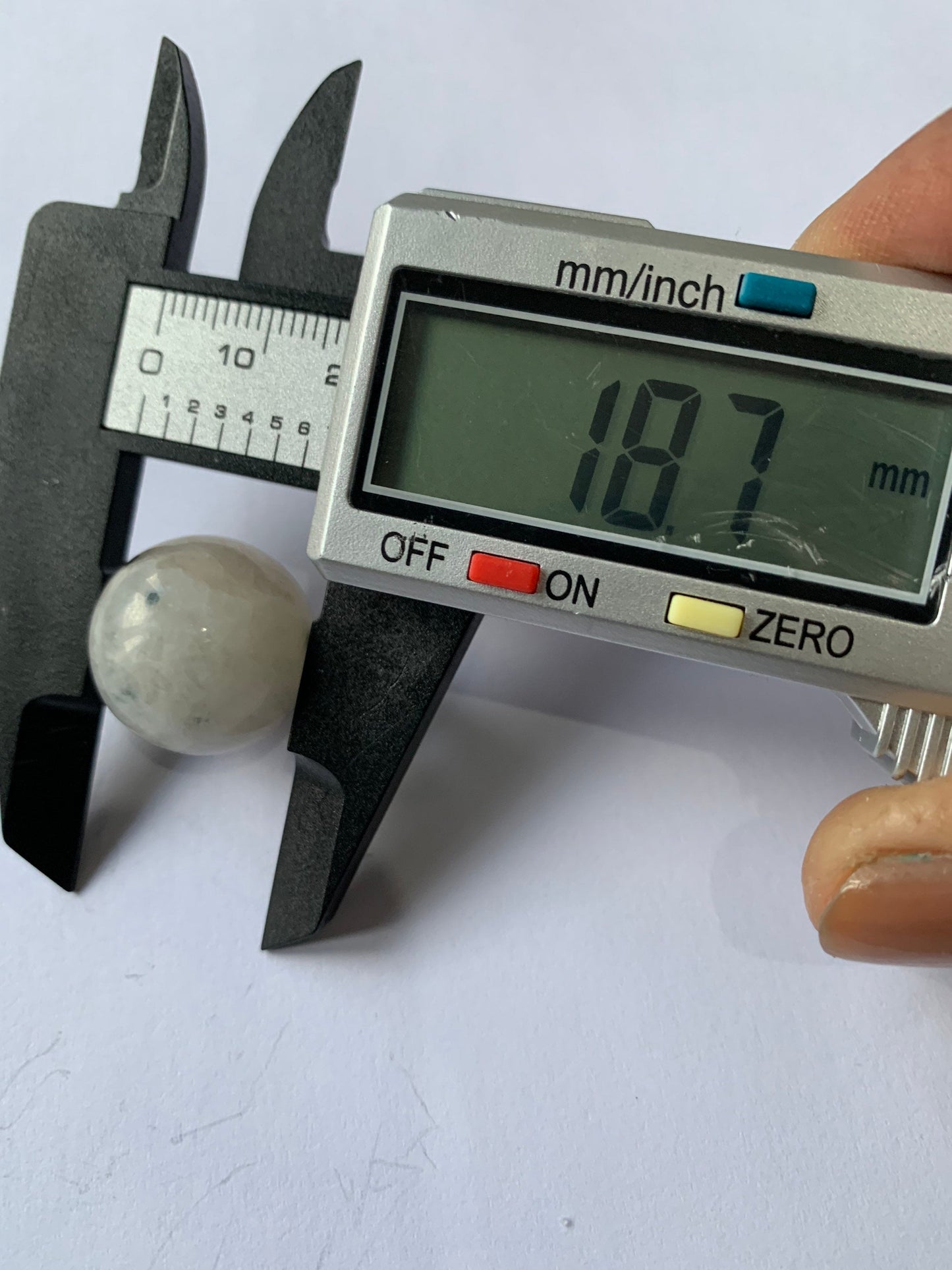 Rainbow Moonstone Gemstone Crystal Sphere - Mini Medium