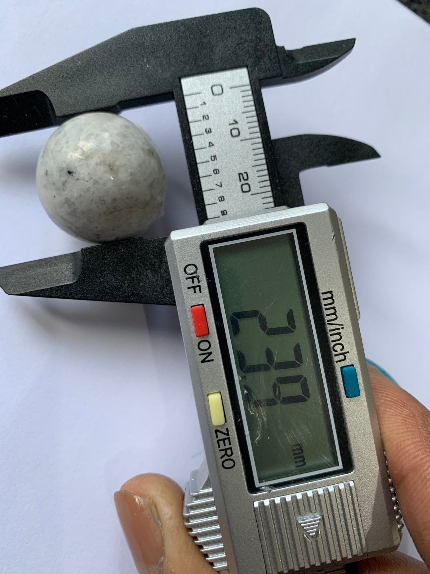 Rainbow Moonstone Gemstone Crystal Sphere - Mini Large