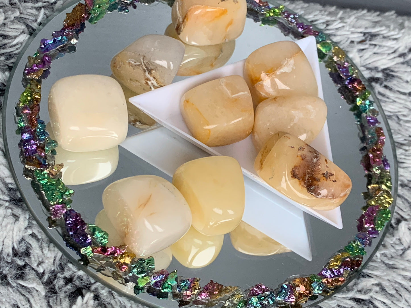 Yellow Aventurine Tumbled Gemstone Crystal - Medium