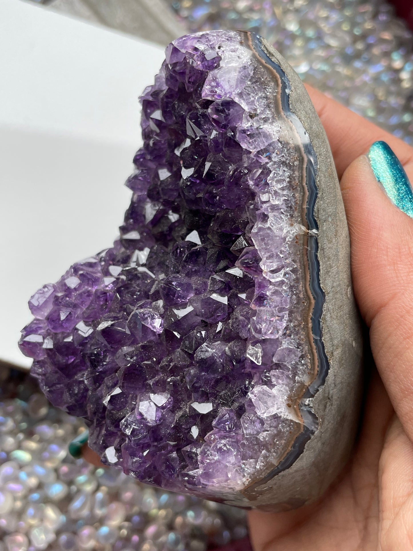 Uruguay Amethyst Crystal Gemstone Cluster (1)