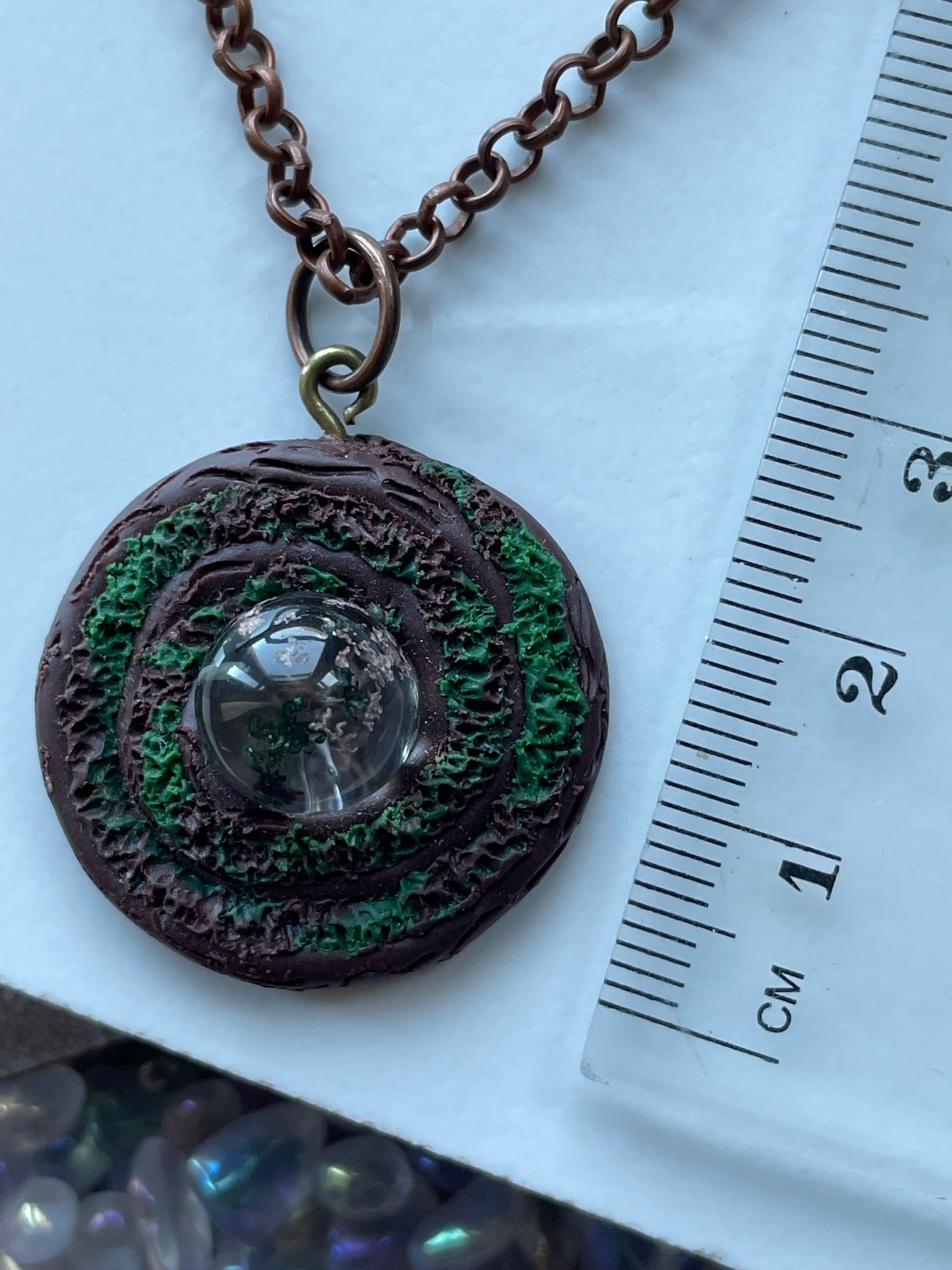 Lodalite Garden Quartz Crystal Gemstone Enchanted Forest Necklace