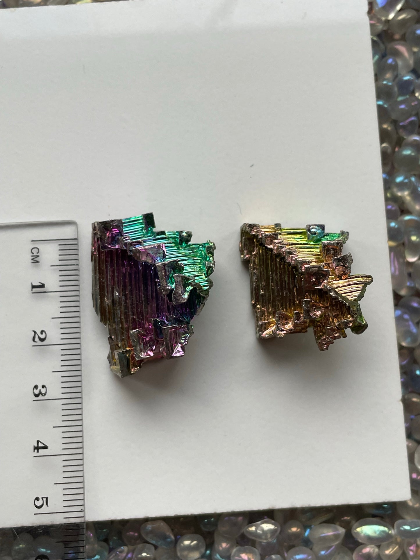Bismuth Crystal Specimen - (1) Set of Two