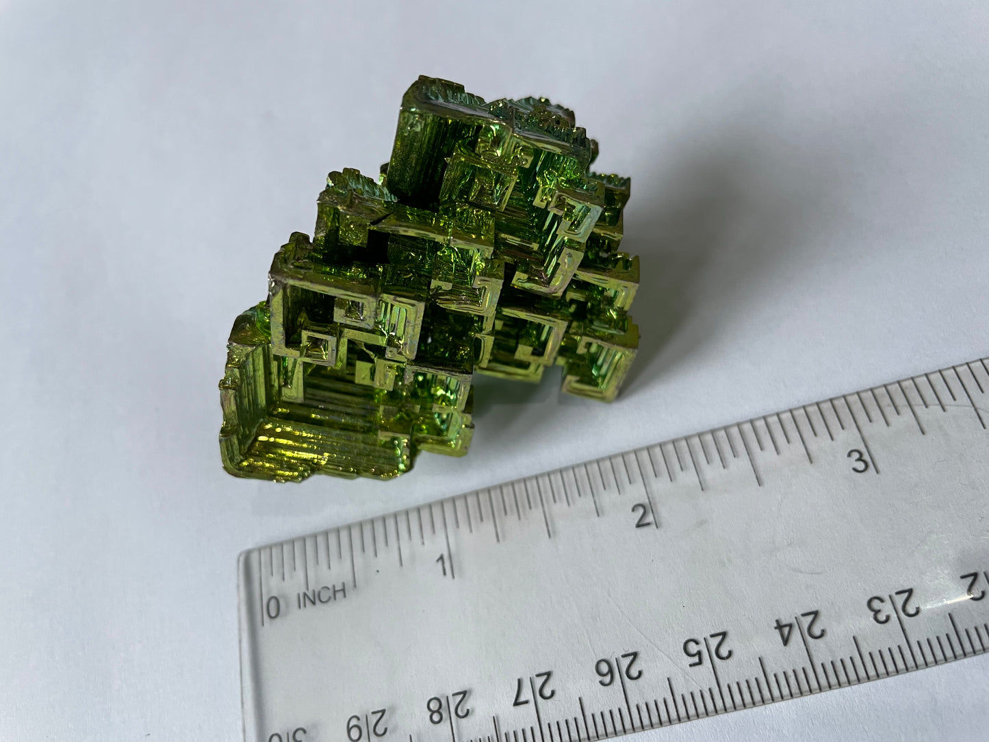 Green Bismuth Crystal Specimen - L2