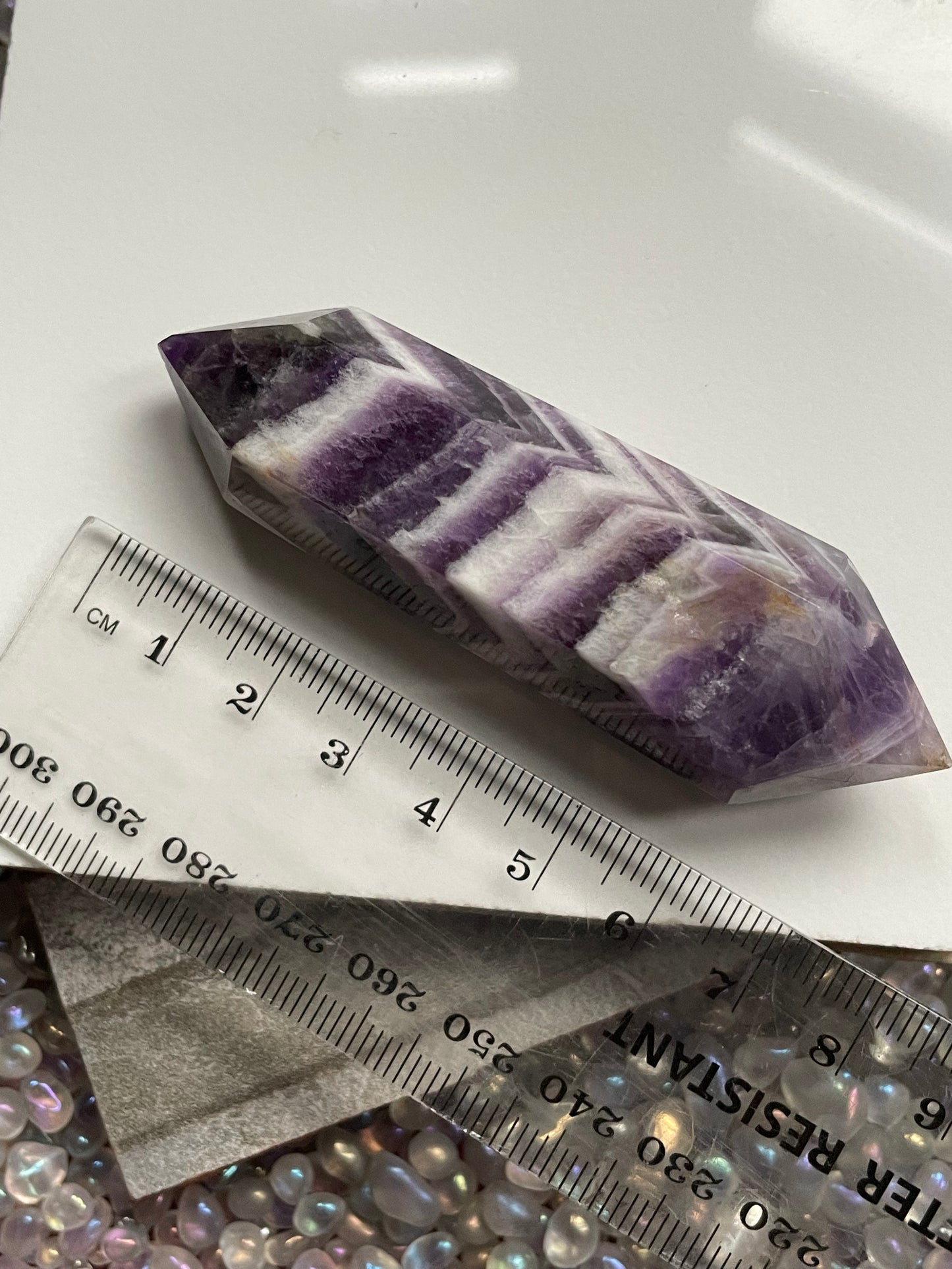 Dream Amethyst Crystal Gemstone Double Terminated Point - 5A