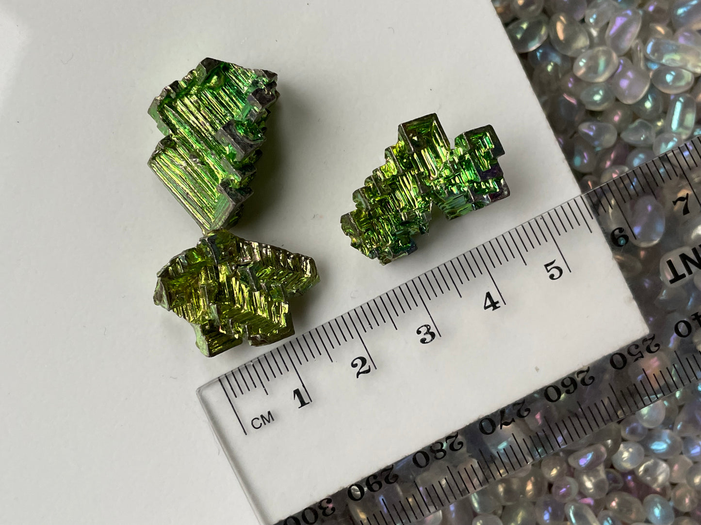 Bismuth Crystal Specimen - (3) Set of Three