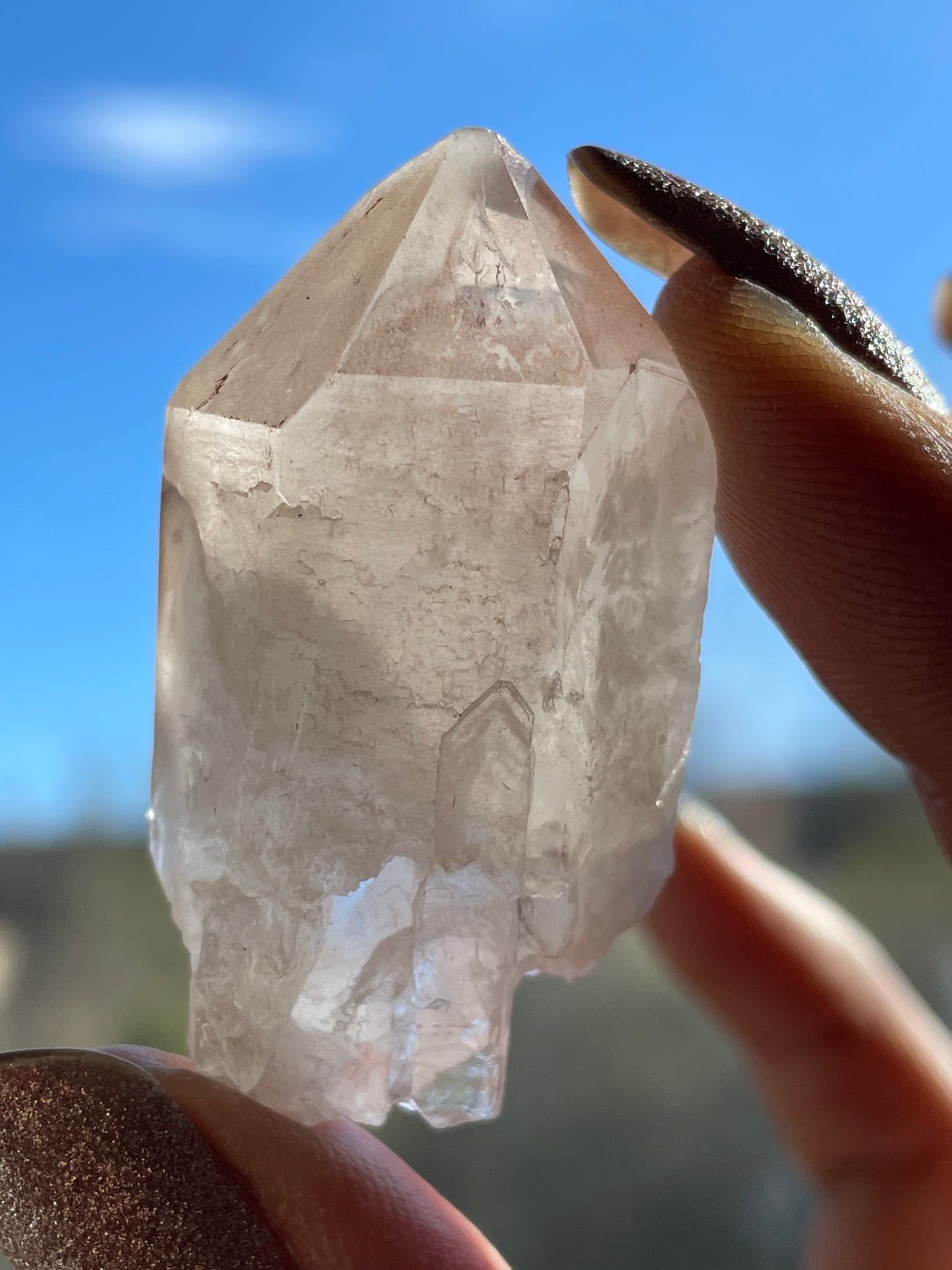 Lithium Quartz Crystal Gemstone Point - 2