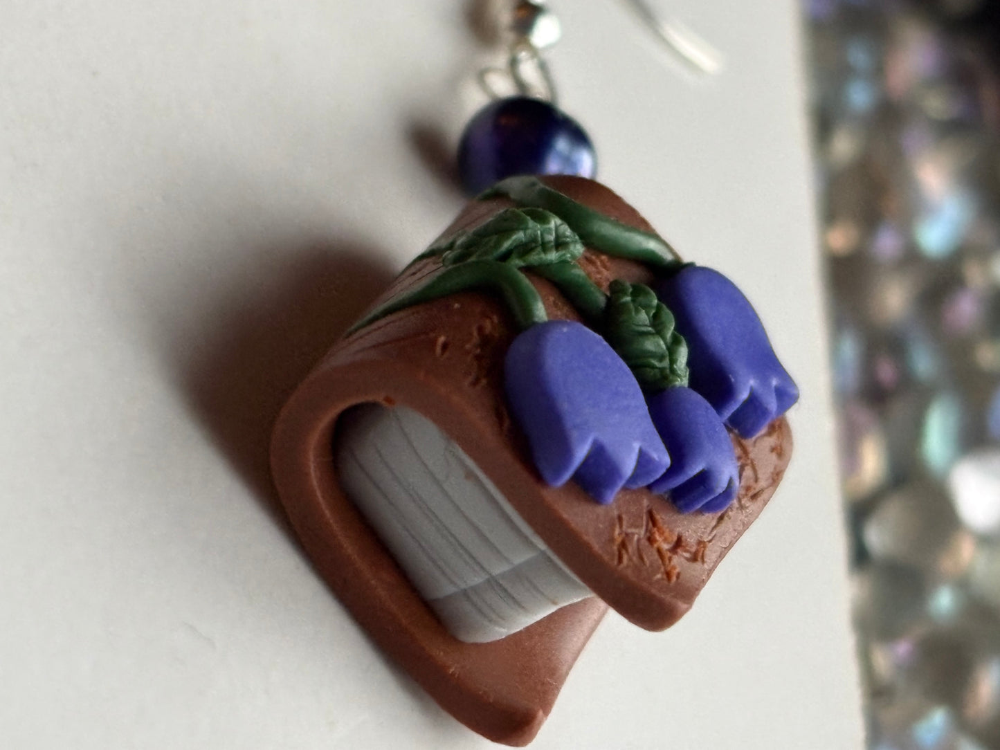 The Eloise Pearl Crystal Gemstone Silver Earrings