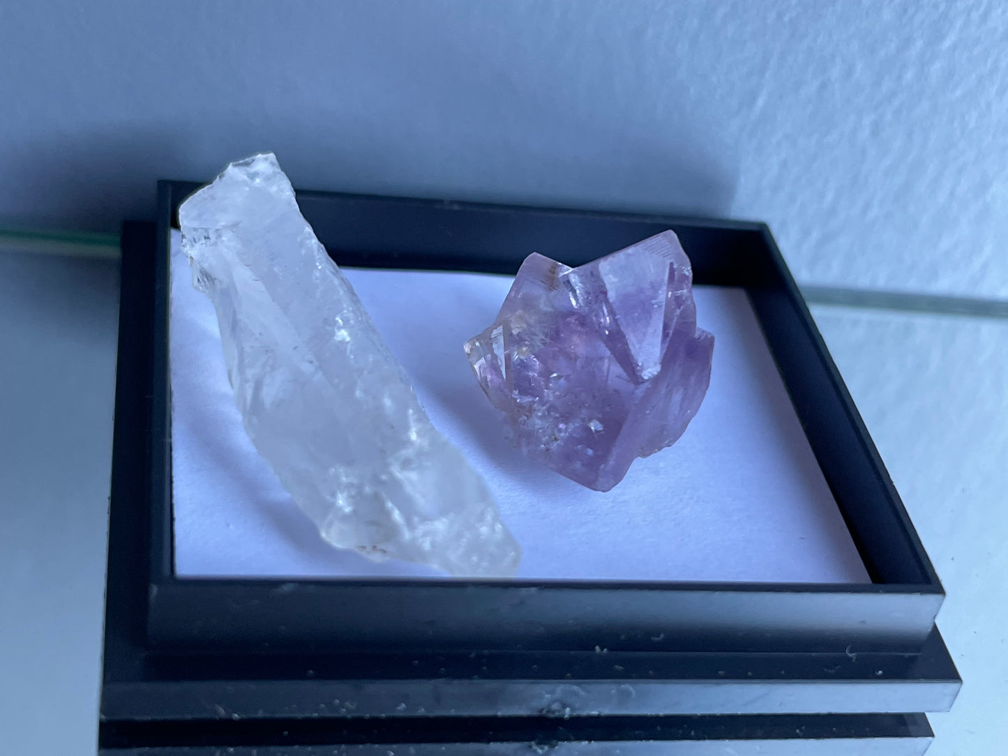 Fluorite & Quartz (UK) Gemstone Crystal Specimen Gift Set