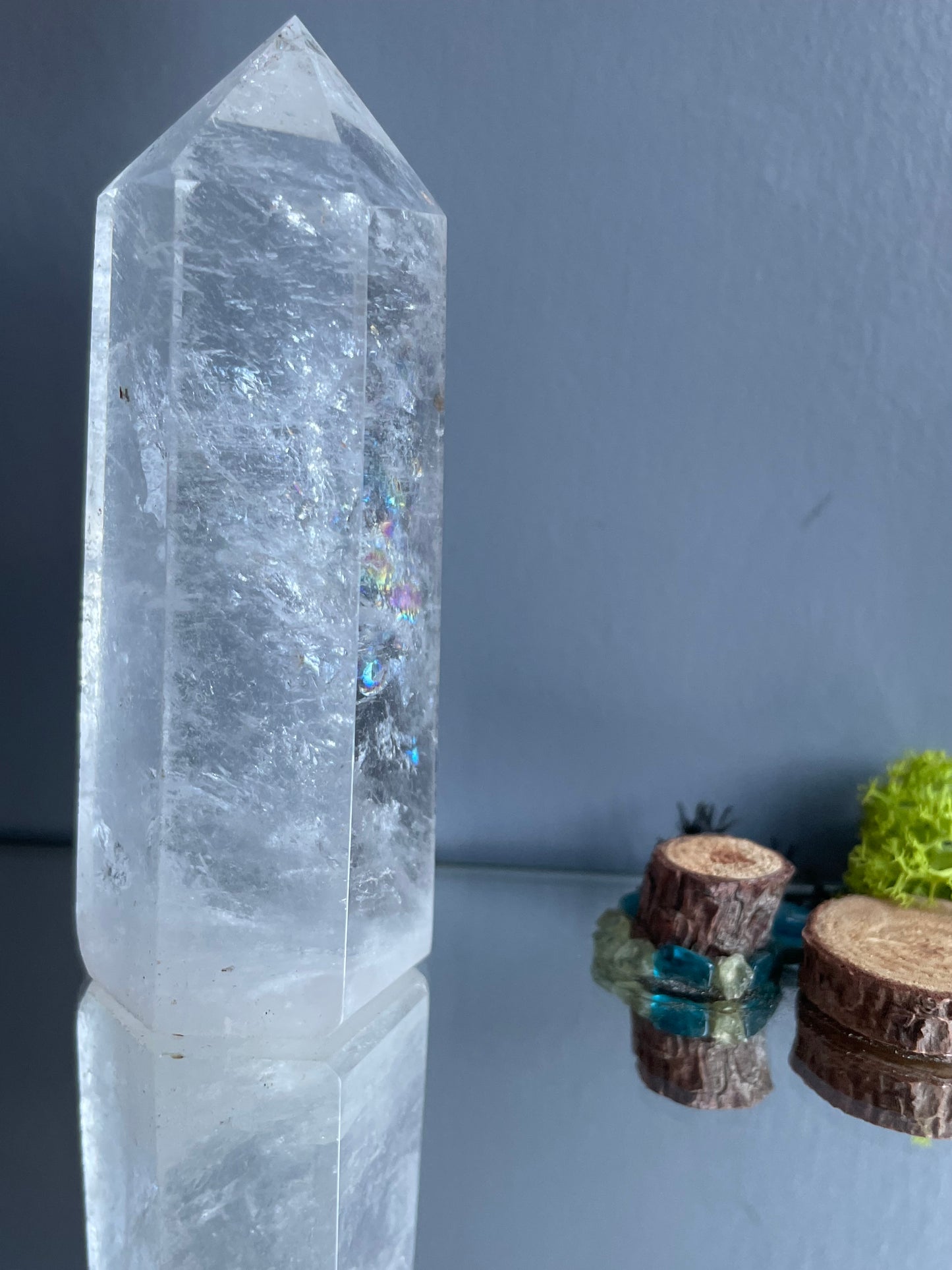Clear Quartz Crystal Gemstone Point Tower - Clarity 2 (A)