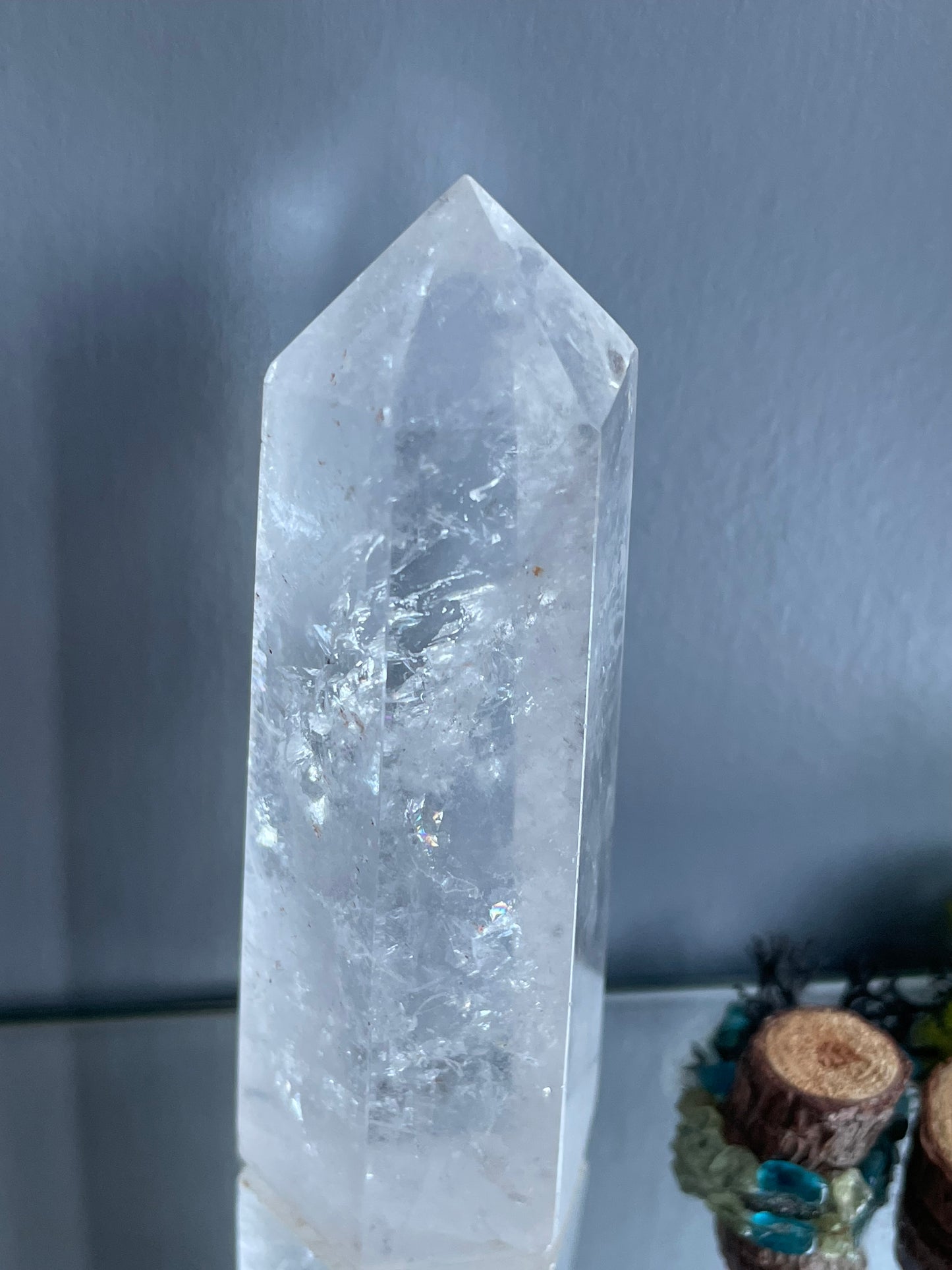 Clear Quartz Crystal Gemstone Point Tower - Clarity 2 (B)