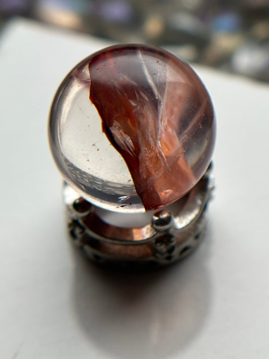 Star Fire Quartz Crystal Gemstone Sphere - Mini (4)