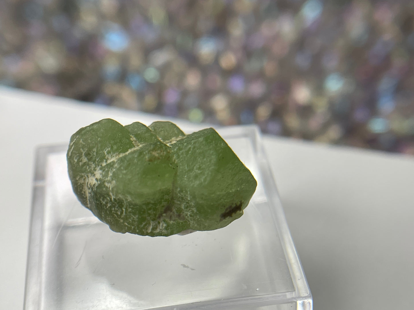 Micro Peridot Rough Crystal Gemstone Specimen (2)