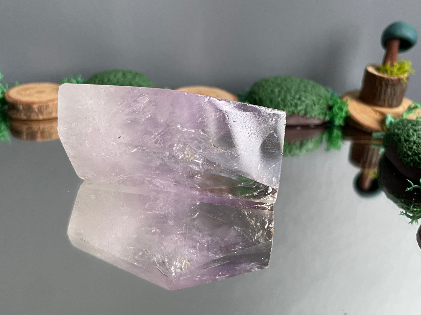Ametrine Faceted Mini Freeform Crystal Gemstone (5)