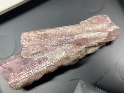 Pink Tourmaline Quartz Crystal Gemstone Rough Specimen - MINI