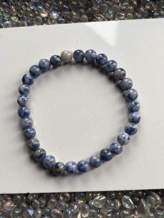 Sodalite Crystal Gemstone Stretch Bracelet