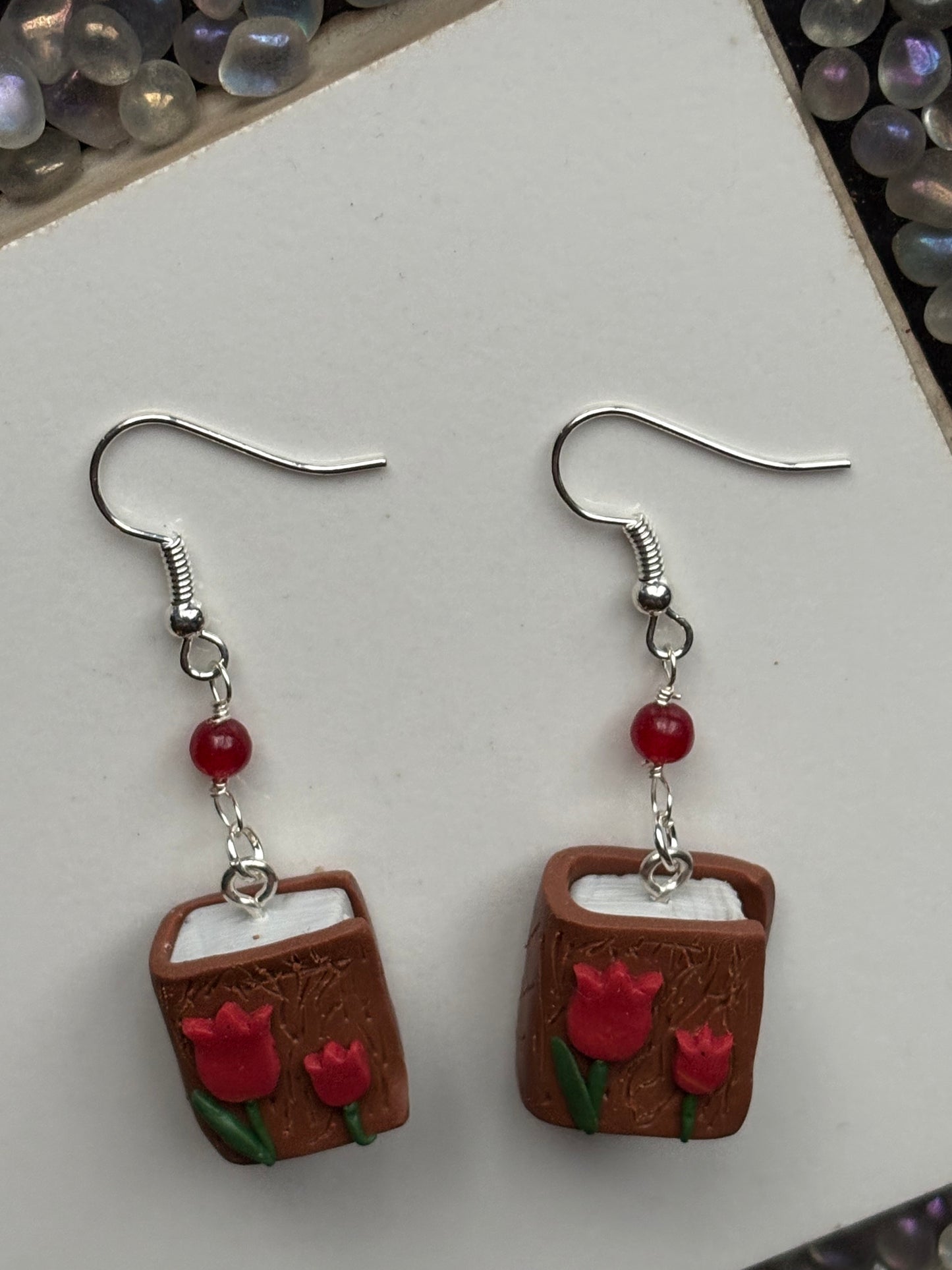 The Eloise Quartz Crystal Gemstone Silver Earrings