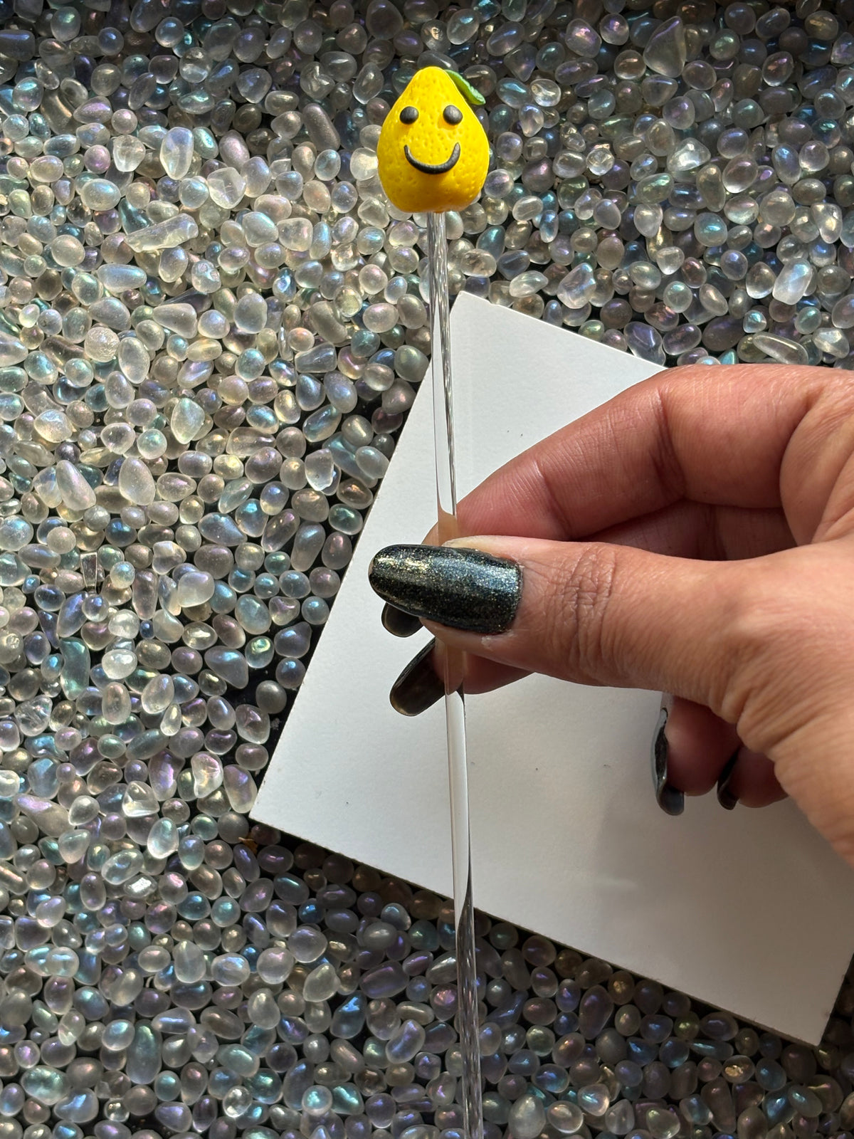 Larry The Lemon Clay Art Plant Pot Buddy