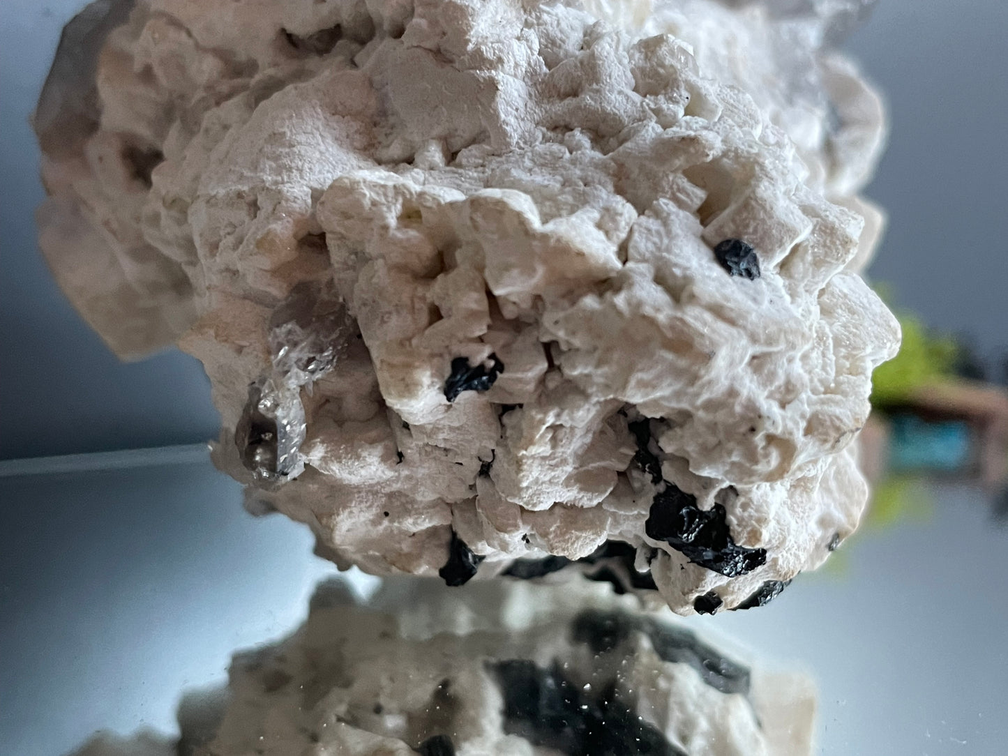 Smoky Quartz Epidote & Albite Rough Crystal Gemstone Cluster Mineral Specimen