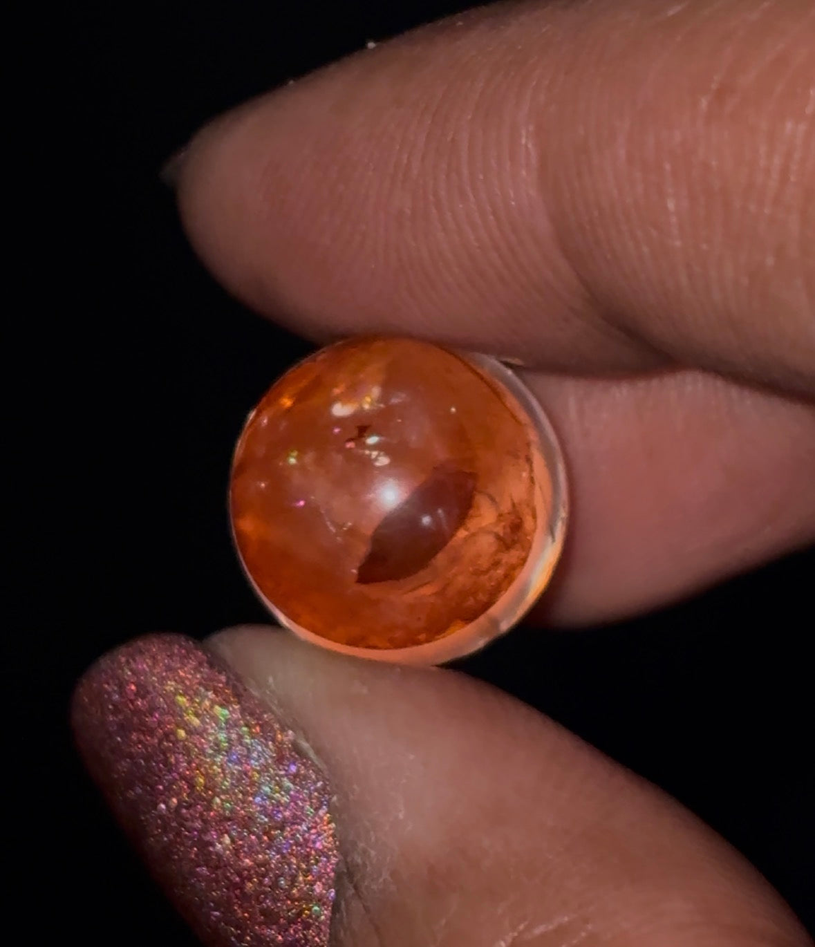 Star Fire Quartz Crystal Gemstone Sphere - Mini (2)