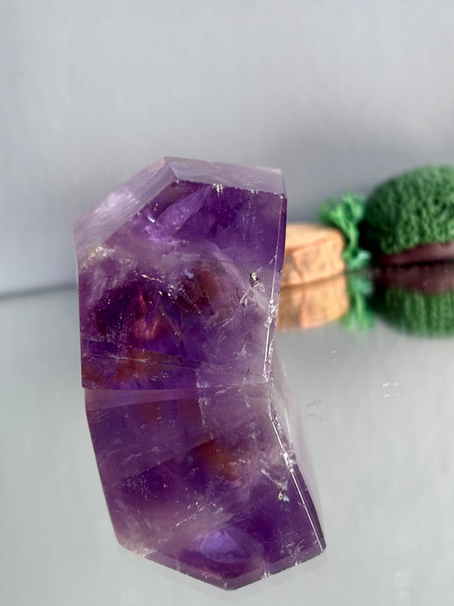 Ametrine Faceted Mini Freeform Crystal Gemstone (4)