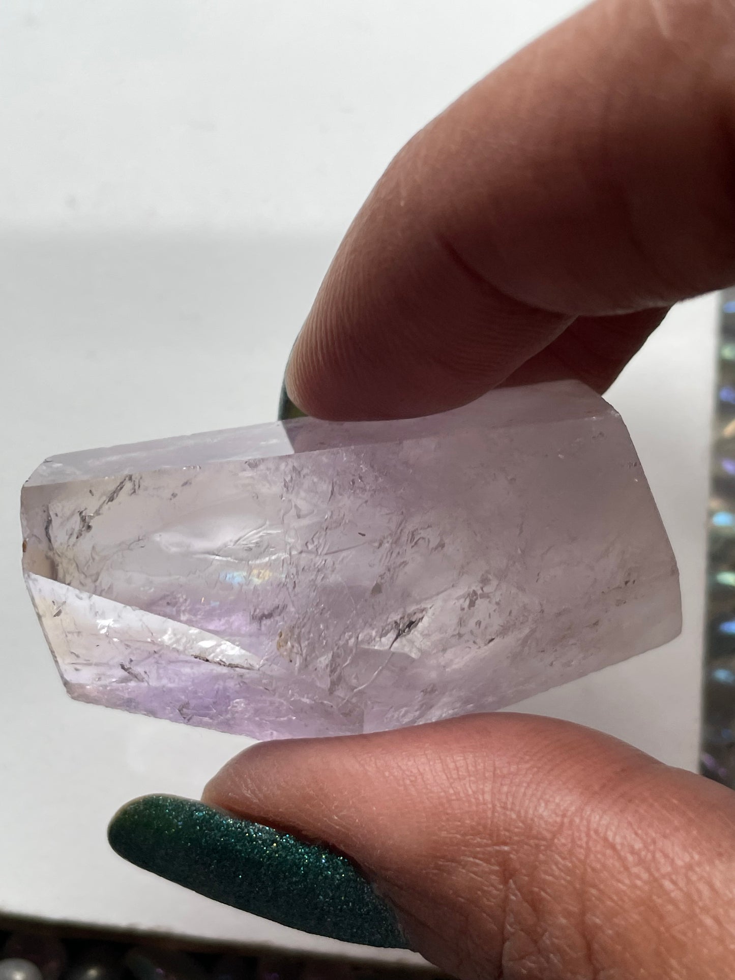 Ametrine Faceted Mini Freeform Crystal Gemstone (5)