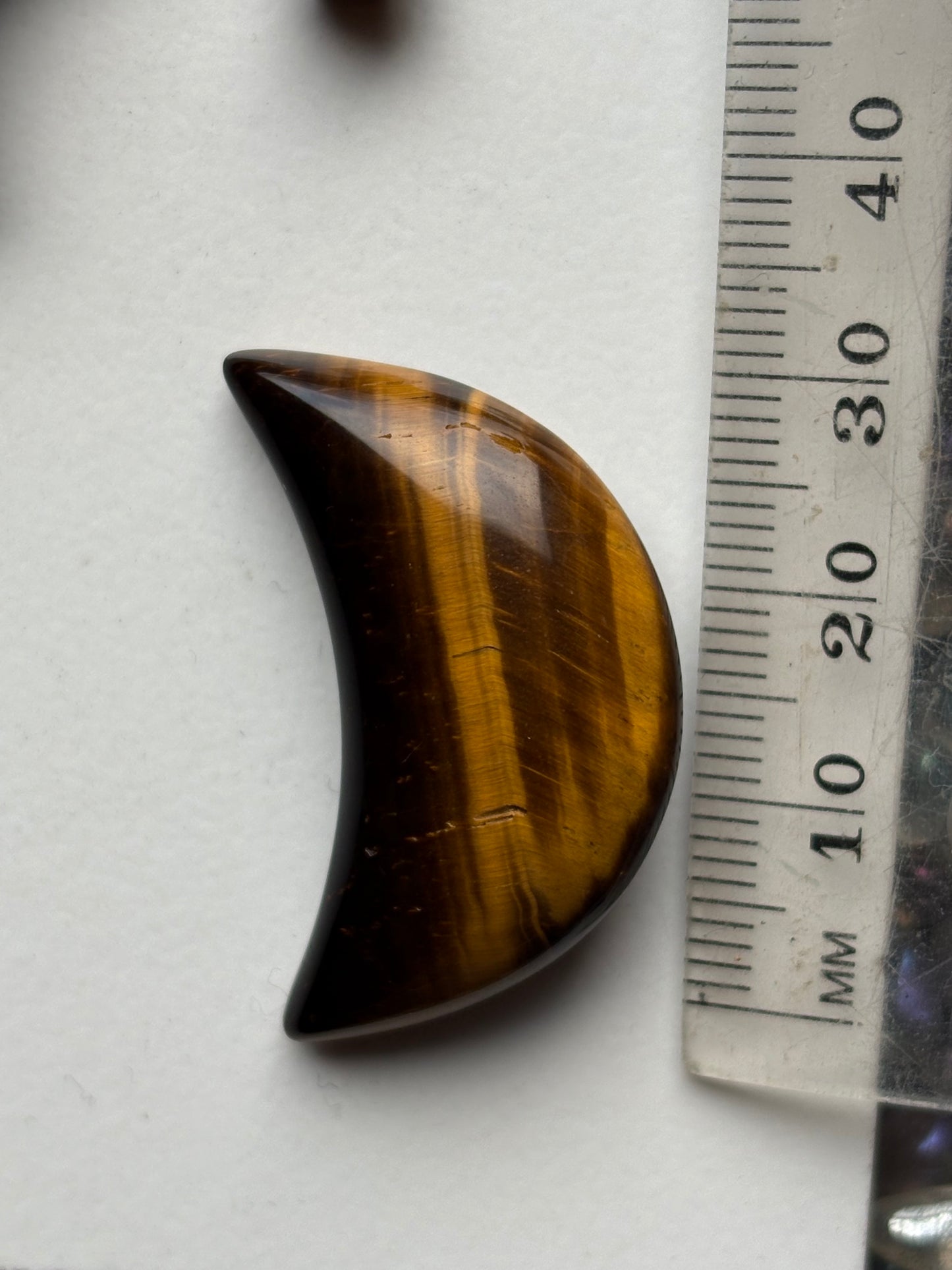 Brown Tigers Eye Gemstone Crystal Set - Mini Point Star & Moon