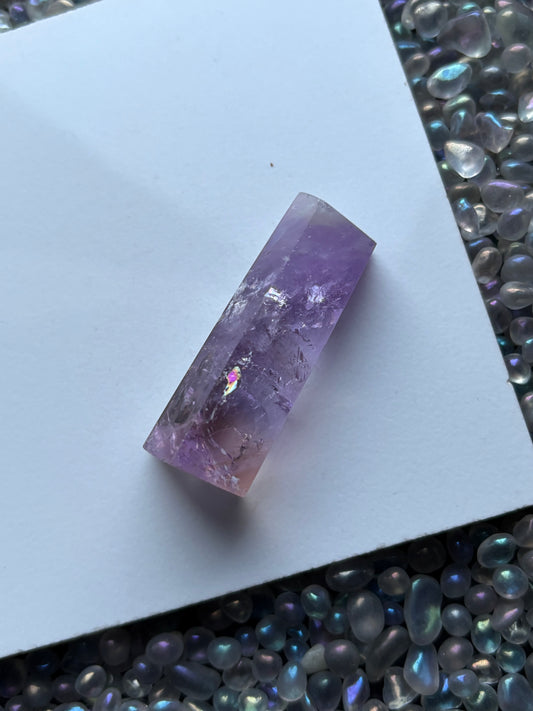 Ametrine Faceted Mini Freeform Bar Crystal Gemstone (5)