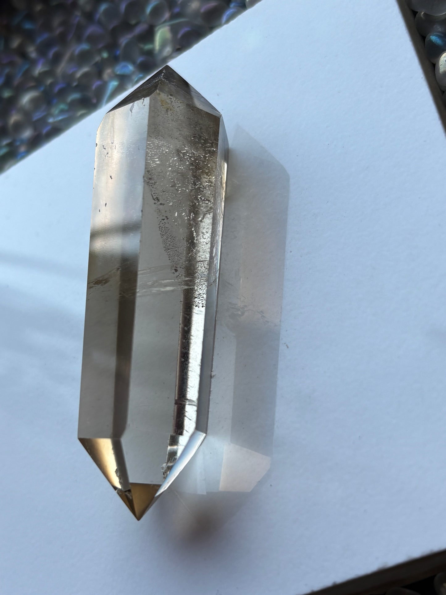 Smoky Quartz Crystal Gemstone Double Terminated Point - (2)