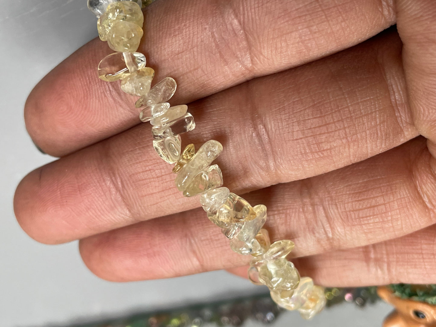 Citrine Crystal Gemstone Troll Gift Set