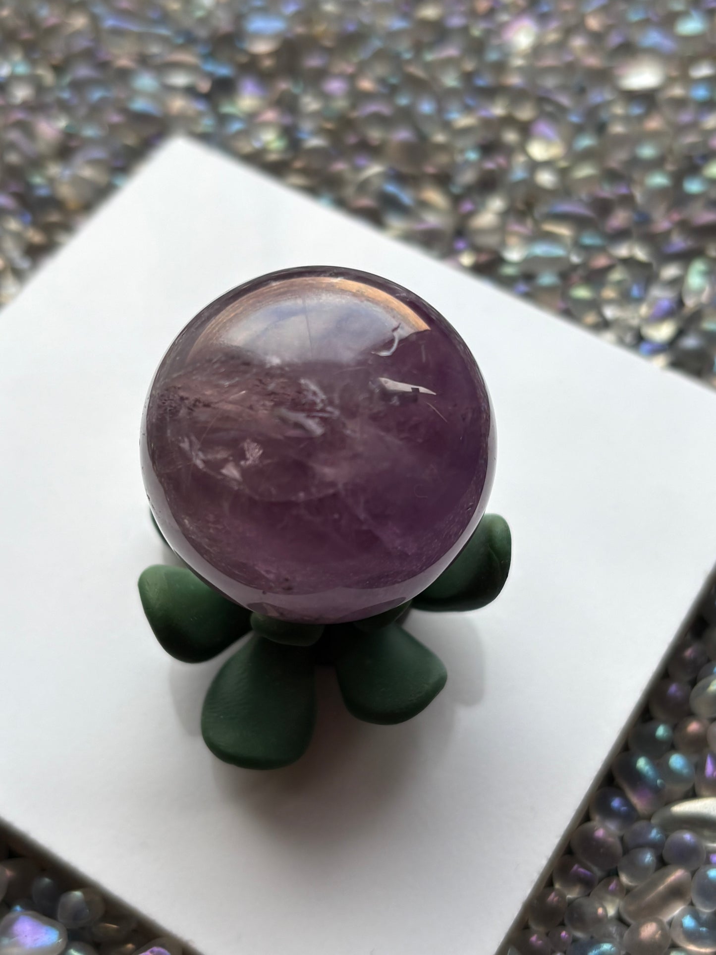 Amethyst Crystal Gemstone Sphere