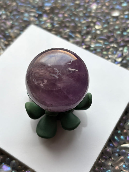 Amethyst Crystal Gemstone Sphere