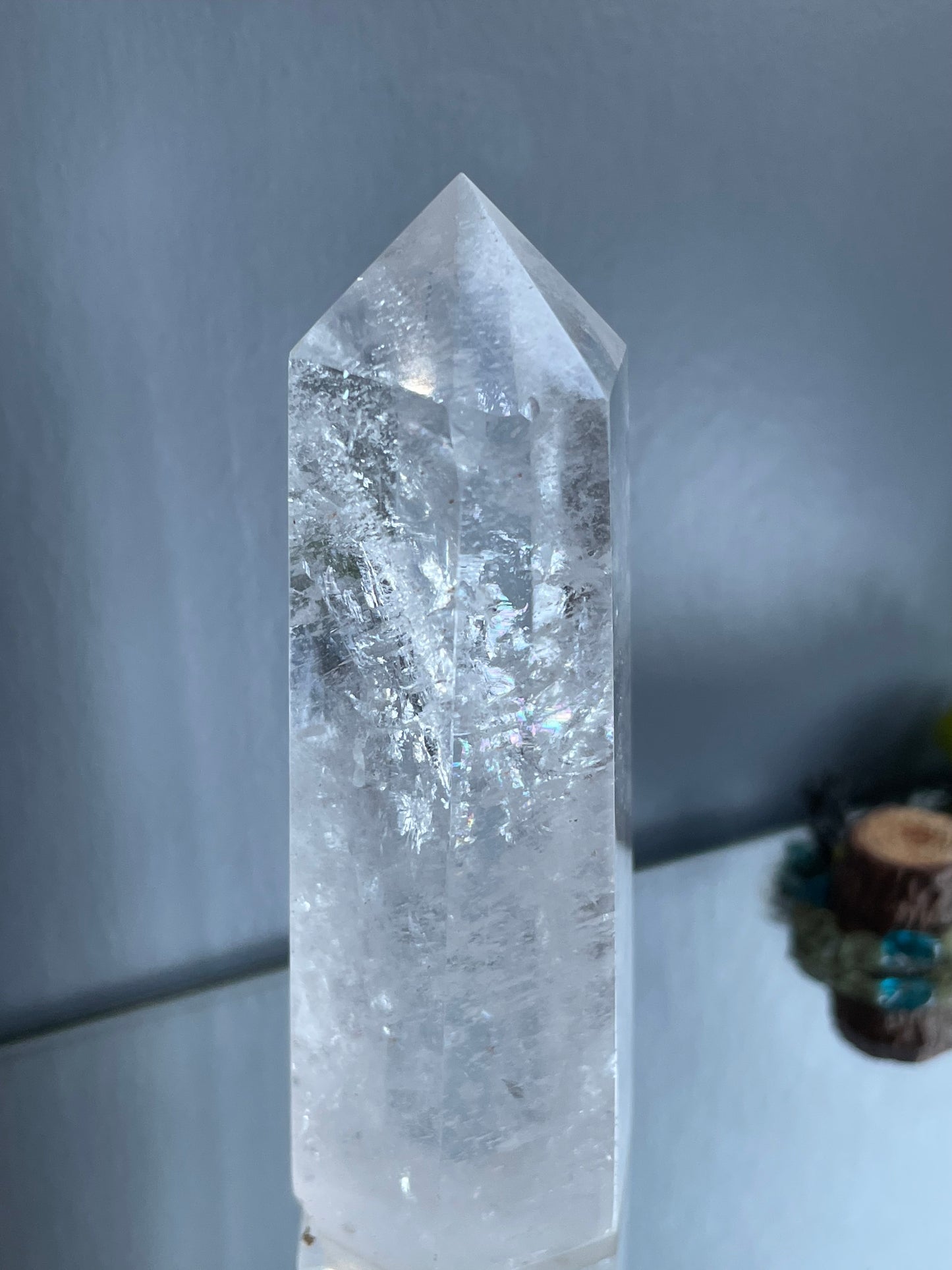 Clear Quartz Crystal Gemstone Point Tower - Clarity 2 (B)