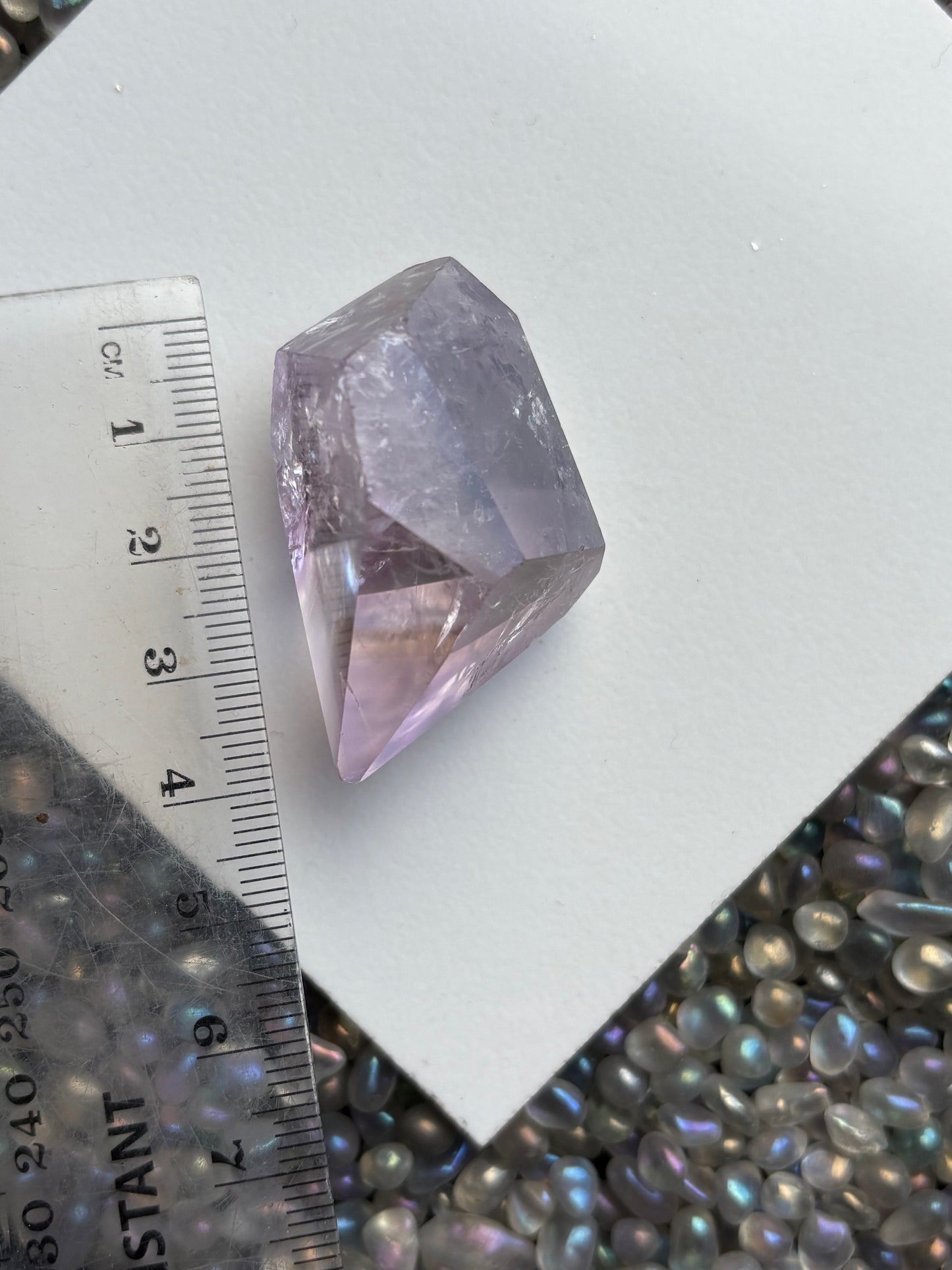 Ametrine Faceted Mini Freeform Crystal Gemstone (7)